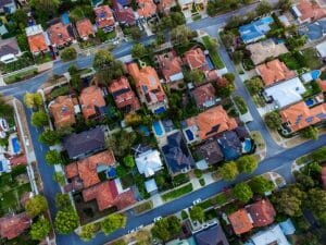 Aerial picture of home loan comparison