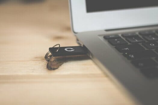 USB used to store data externally