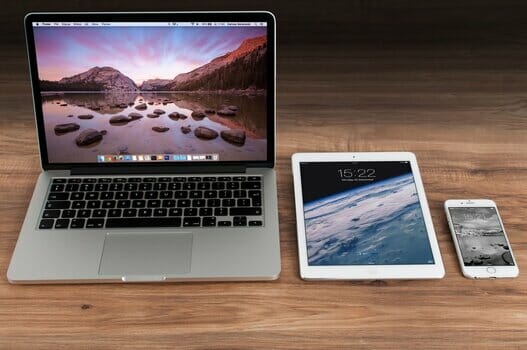 A phone, tablet and laptop purchased using a personal loan